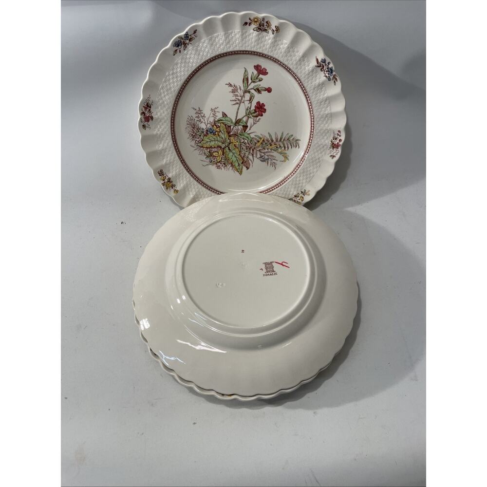 Set Of 4 Copeland Spode Rosalie Dinner Plates 10 1/2" - Picture 6 of 9